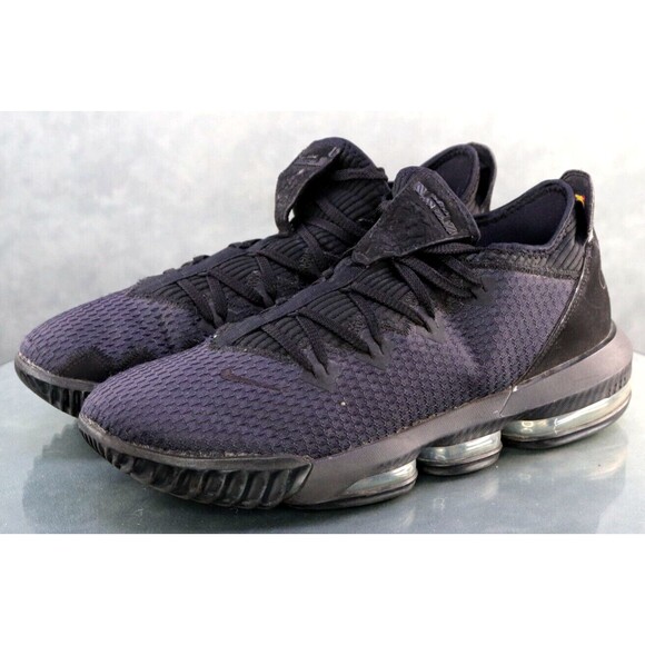Nike Lebron 16 Men's Low Basketball Shoes Size 13 Triple Black C12668-002